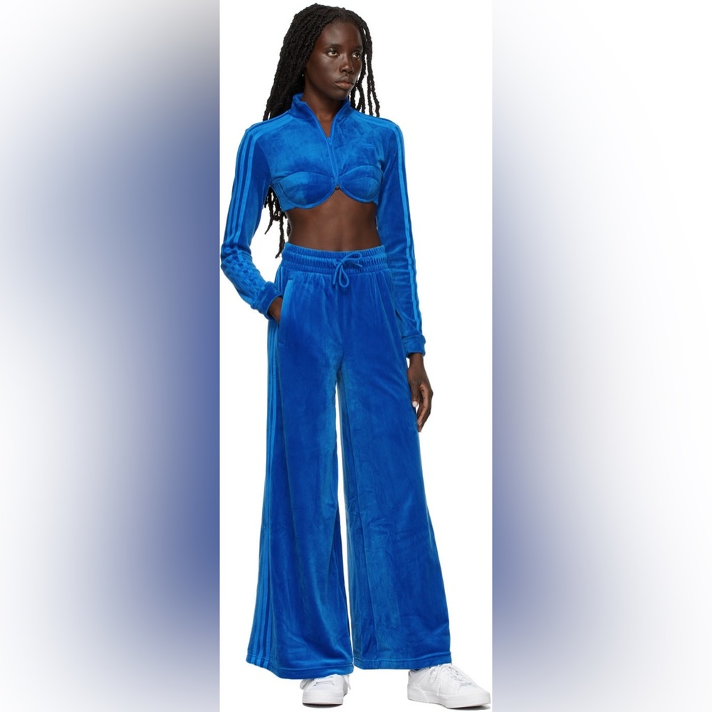 adidas Originals Vibrant Blue Wide Leg Pants